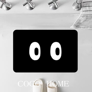 HOME家居小红书卡通进门浴室地垫卫生间厕所门口防滑垫家用 COCO