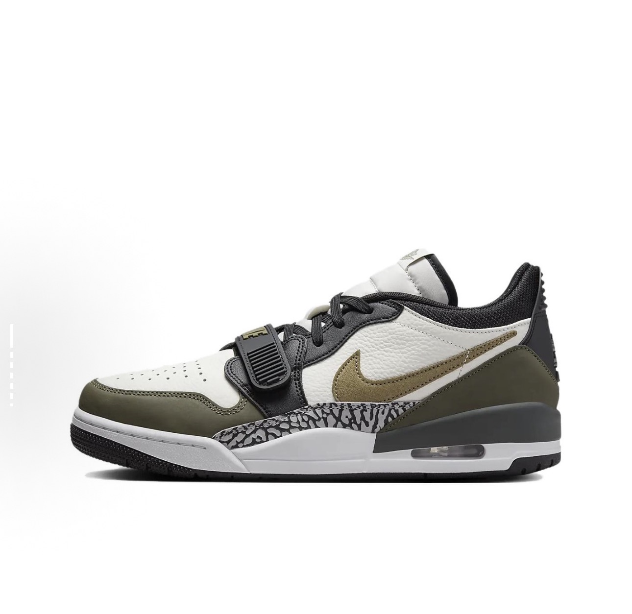 Jordan Legacy 312 Low 篮球鞋 男款 白绿 CD7069-120 成都yl仓