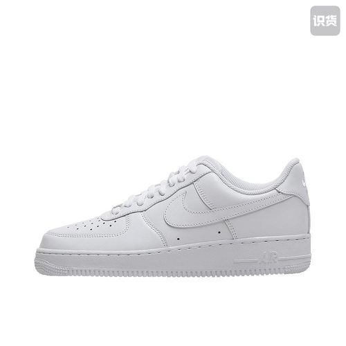 耐克男鞋Nike Air Force 1纯白空军一号低帮板鞋 株洲WG仓
