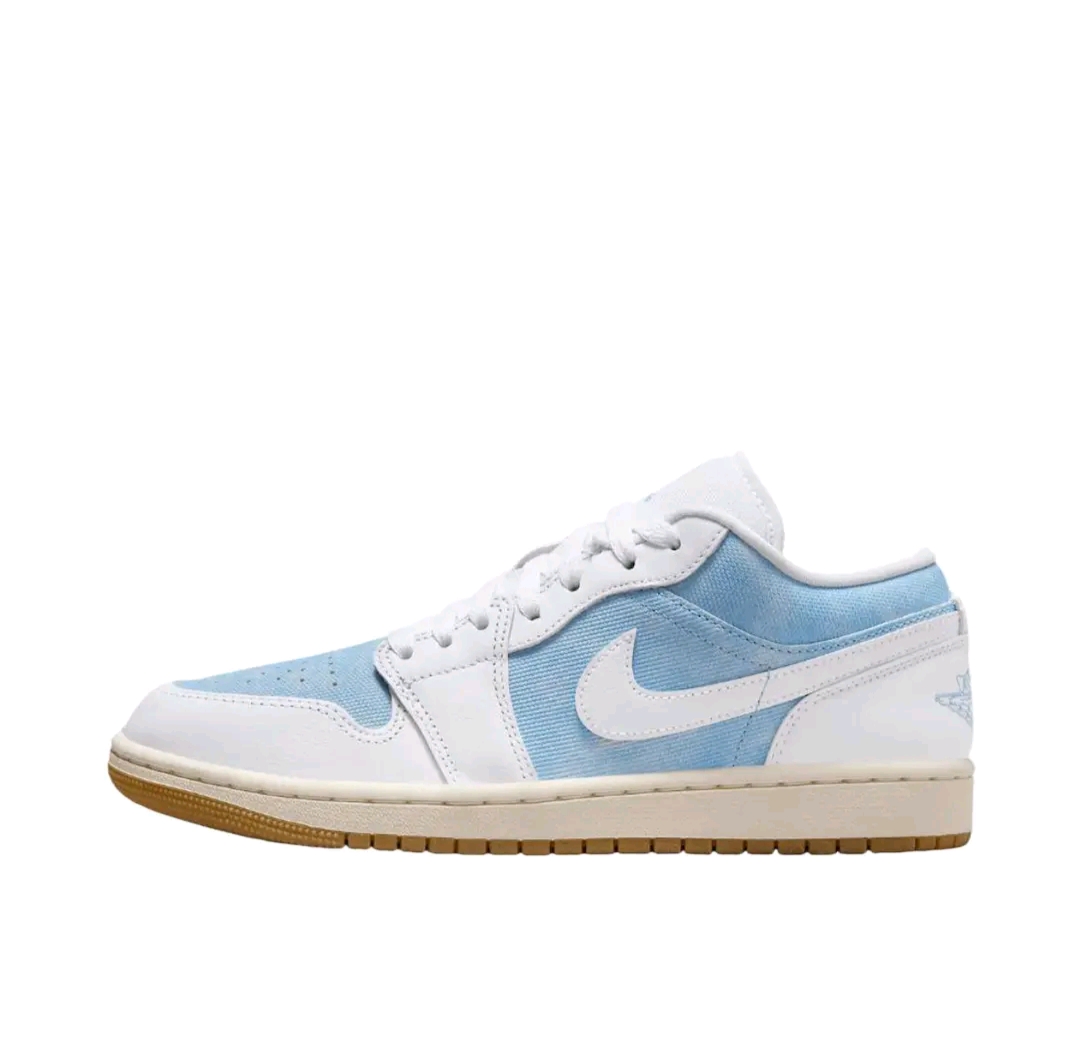 Air Jordan 1 Low AJ1蓝白色冰蓝低帮复古篮球鞋HQ2004-400南昌XG