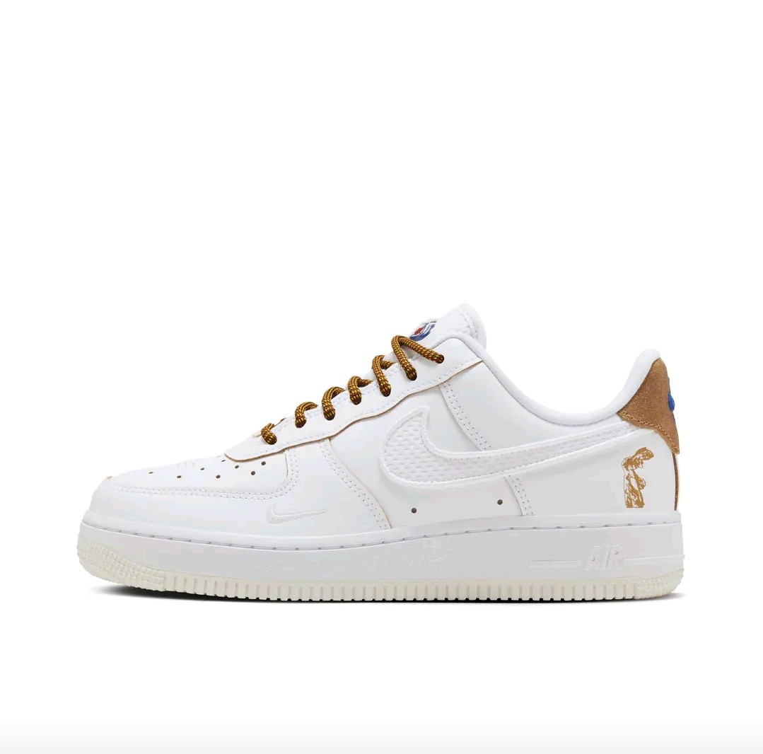Nike Air Force 1 Low AF1白棕色低帮休闲板鞋HF5716-111江西JW仓