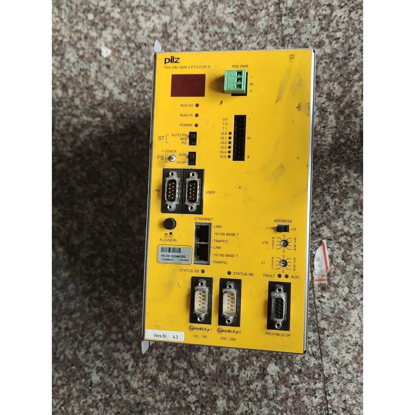 皮尔兹 PSS SB2 3006-3 ETH-2 DP-S原装请询价