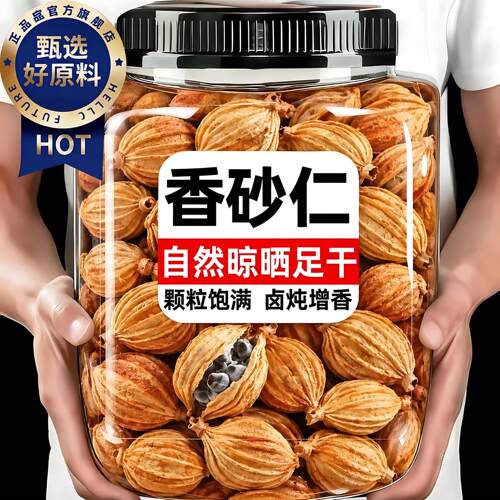 川砂仁500g沙仁香砂仁卤肉香料调料包卤肉炖肉川砂仁沙仁香料大全