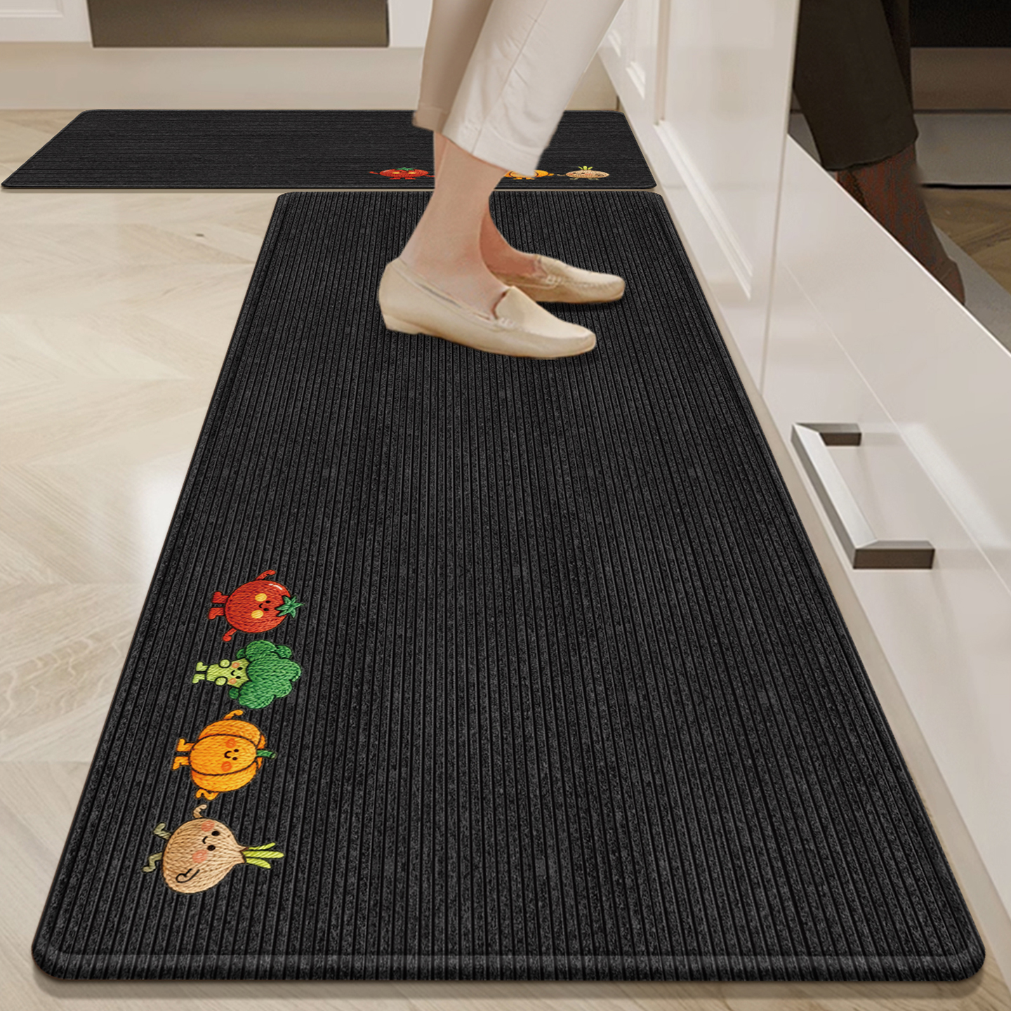 厨房防滑防油吸水耐脏免洗地垫