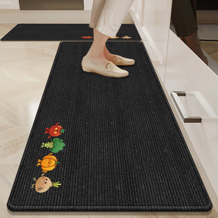 厨房地垫防滑防油可擦免洗地毯垫家用吸水吸油耐脏专用脚垫子新款