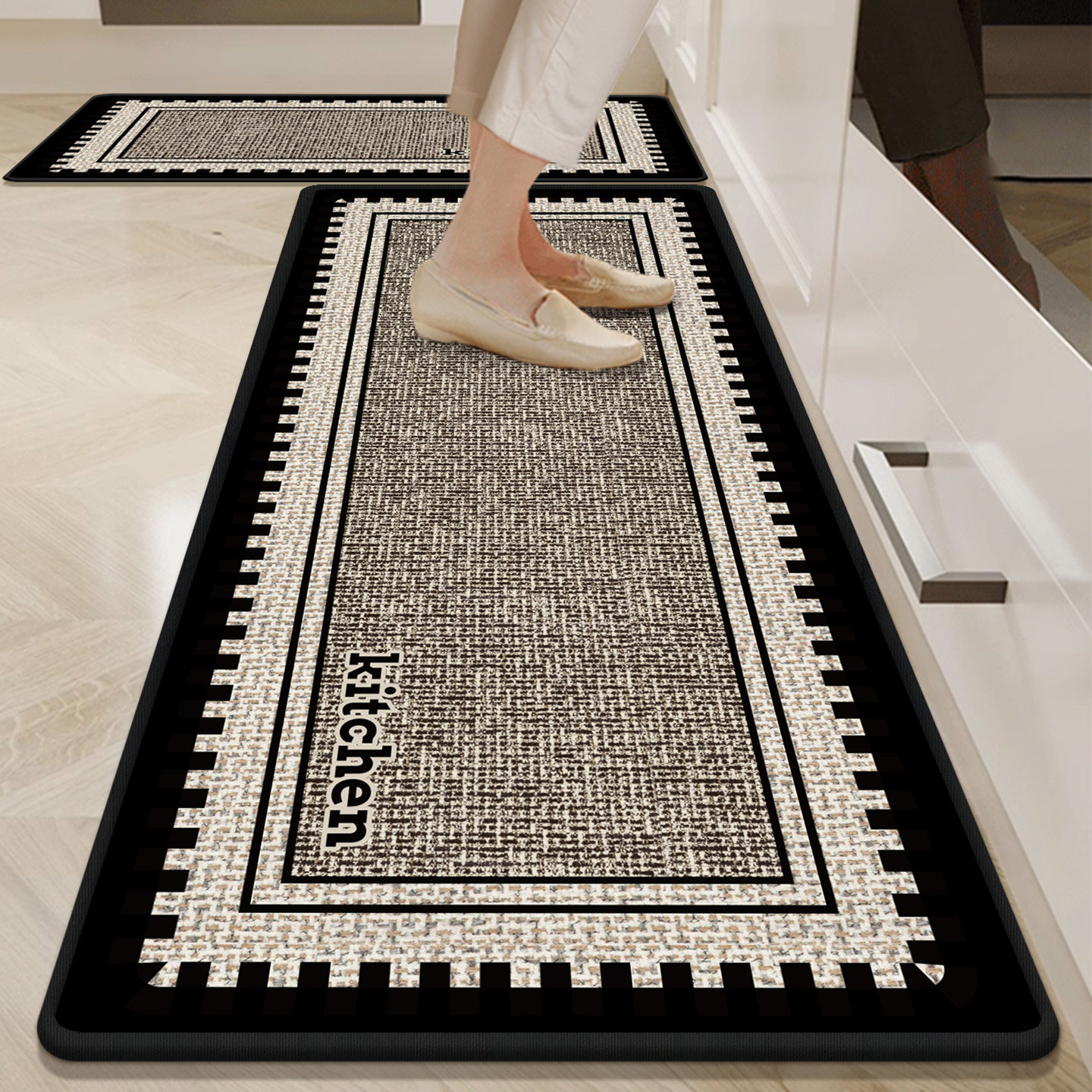 厨房地垫防滑防油可擦免洗防水耐脏专用垫吸油脚垫2026新款家用垫,居家布艺,厨房地垫,淘宝优惠券,粉丝福利购,淘宝优惠卷