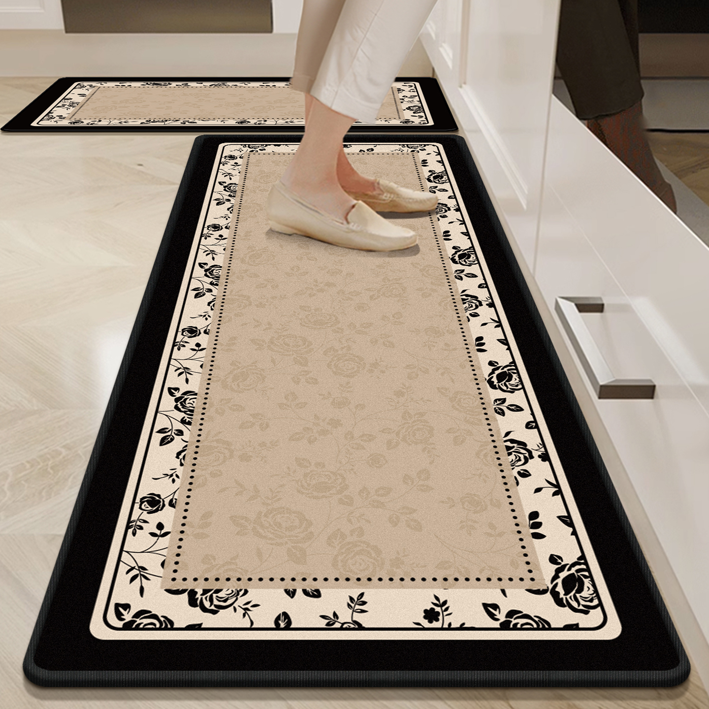 厨房防滑防油吸水耐脏免洗地垫