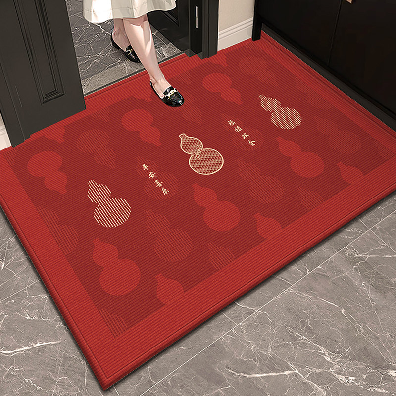 新款进门地垫入户门垫家用乔迁门口防滑垫子入户喜庆地毯红色脚垫,居家布艺,入户地垫,淘宝优惠券,粉丝福利购,淘宝优惠卷