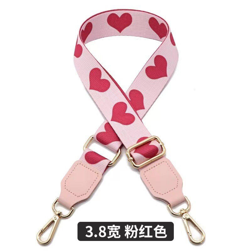 可爱粉色百搭个性心形肩