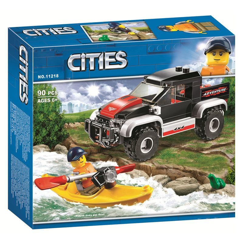 划艇探险60240拼装积木玩具