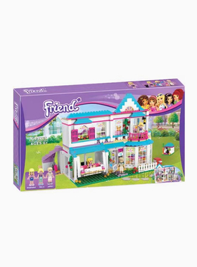 Friends女孩好朋友系列41314斯蒂芬妮的房子拼插10612积木玩具