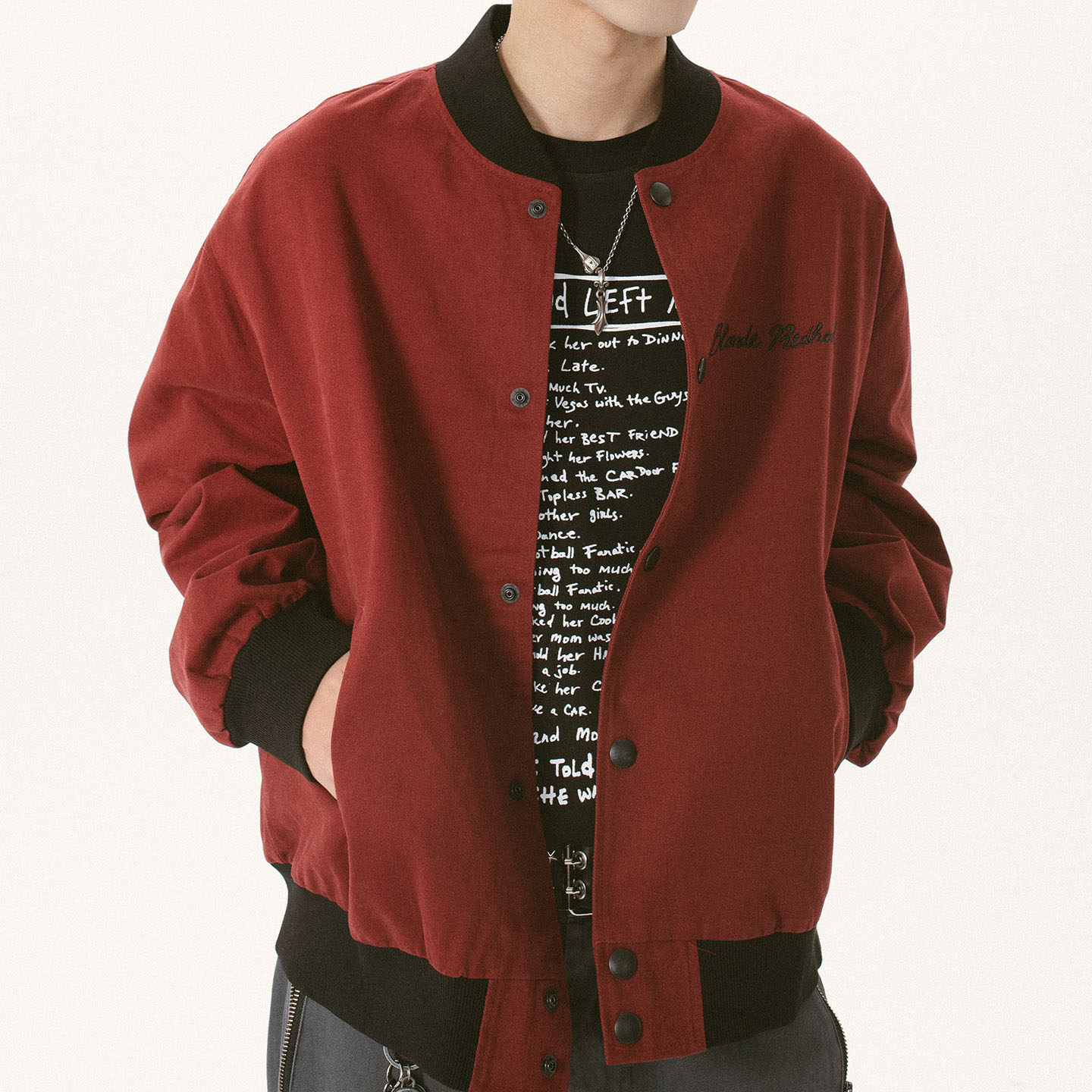 KetchupVintage小众廓形棒球服