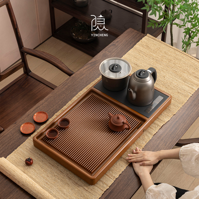 电木茶盘全自动烧水壶套装