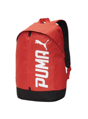 PUMA 彪马 Pioneer 经典大Logo印花大容量织物书包背包双肩包红色