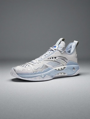 Anta安踏 狂潮5 Pro 水泥克星 减震耐磨 低帮 碳板 篮球鞋 白银