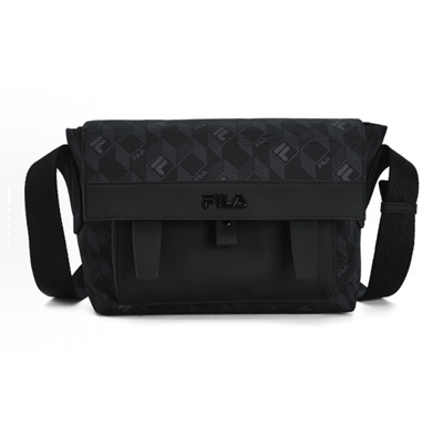 FILA斐乐 HERITAGE  潮流时尚百搭 织物拼PU 挎包斜挎包 男款