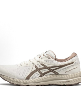 Asics Gel-Contend 7 时尚舒适轻便 透气 低帮跑步鞋 男款 白色