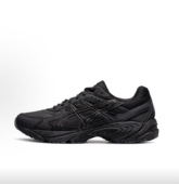 男女同款 ASICS 黑色 织物合成革耐低帮 休闲跑步鞋 Gel 170TR