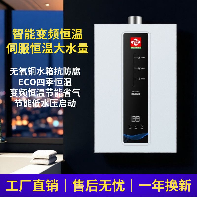 新品燃气热水器智能变频