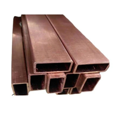 极速新品厂促促1268铜管方 紫铜矩形管 铜方J管210型15方形纯铜20