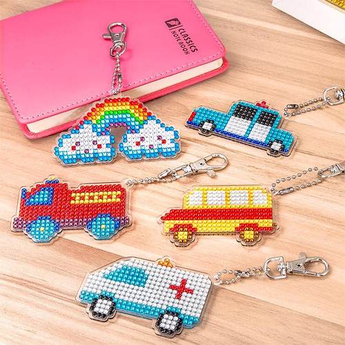 钻石画手工diy材料包钥匙扣异形