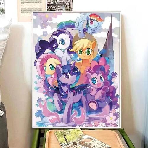 钻石画小马宝莉大尺寸手工diy
