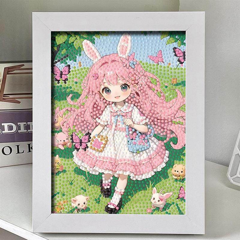 钻石画2025新款儿童公主手工diy砖石粘贴点钻画女孩子玩具礼物,玩具/童车/益智/积木/模型,手工创意粘贴类,淘宝优惠券,粉丝福利购,淘宝优惠卷