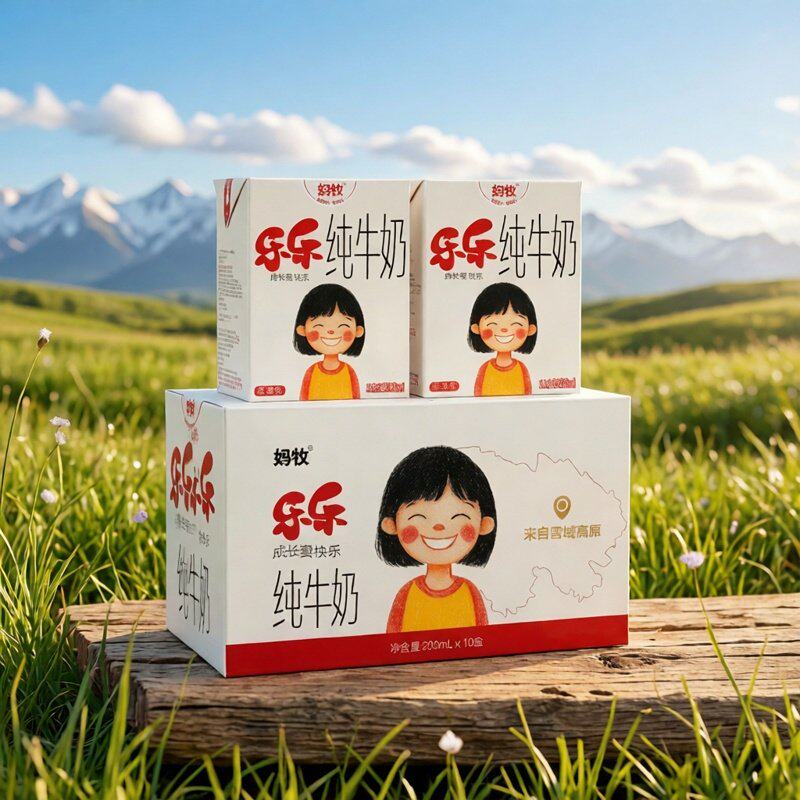 青海全脂纯牛奶200ml*10盒便携