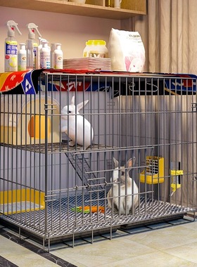 兔子笼子家用室内养兔专用大号荷兰猪豚鼠笼自动清粪宠物兔窝兔笼