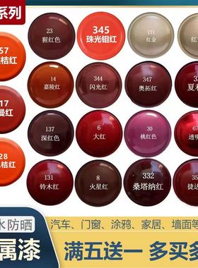 红色自动喷漆手摇金属漆汽车木门铁红防锈漆涂鸦家具漆