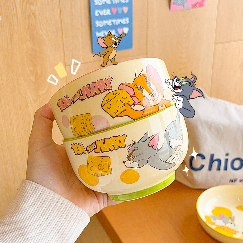 猫和老鼠陶瓷米饭碗可爱高颜值