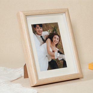 玻璃相框照片打印加相框洗照片做成相框空框摆台高级感6寸7寸8寸