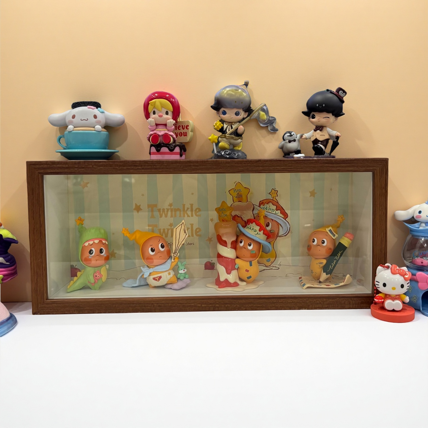 泡泡玛特我们都是星星人系列盲盒收纳展示相框手办相框收纳展示盒,家居饰品,相框/画框,淘宝优惠券,粉丝福利购,淘宝优惠卷