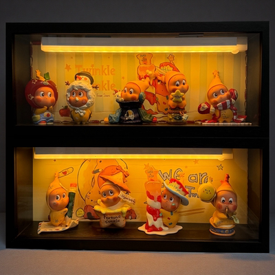 泡泡玛特星星人相框盲盒收纳盒展示相框星星人随心配展示盒展示柜