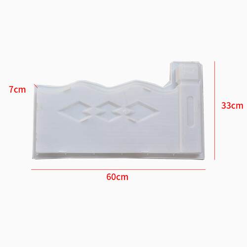 草坪花池砖模具料公园花型坛注塑塑成模花坛围栏模具花池砖DLE模