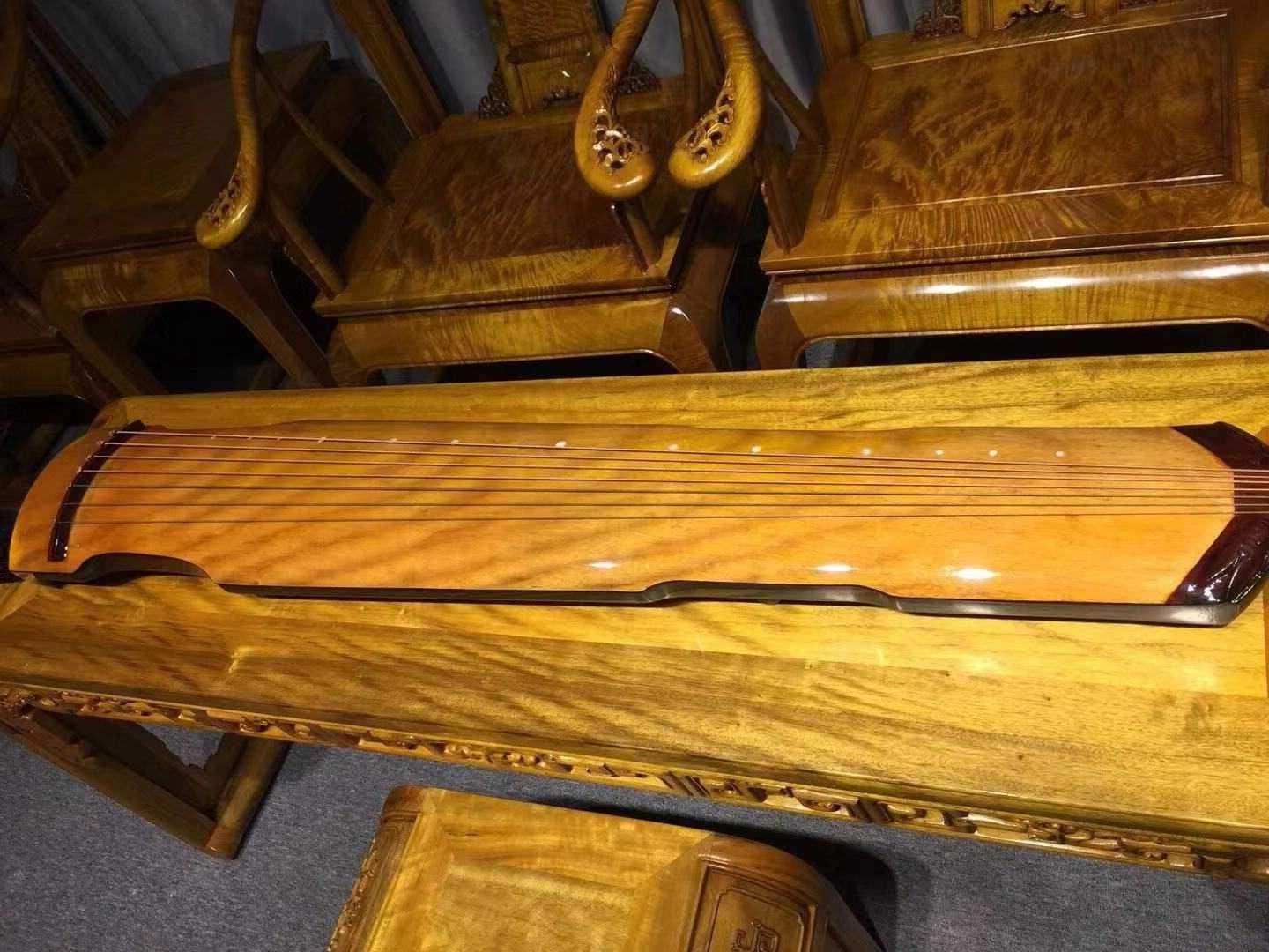 正宗精品金丝楠木小叶桢楠古琴红木实木家具学生中式古典高端新款