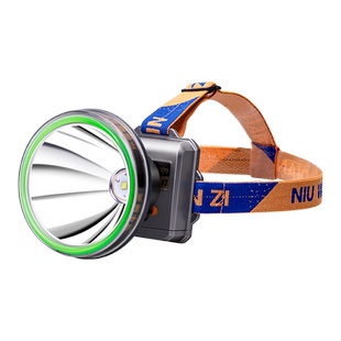 牛王钓鱼头灯强光充电超亮头戴式手电筒超长续航白光黄光夜钓赶海