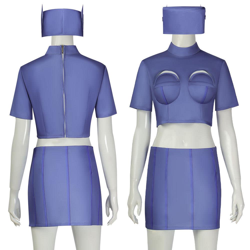 电影第五元素空姐cos服 万圣节搞怪搞笑角色扮演飞船服务生裙子