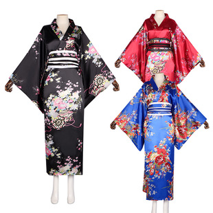 日本传统女士正装浴衣动漫演出写真套装和服舞台演出cosplay服装