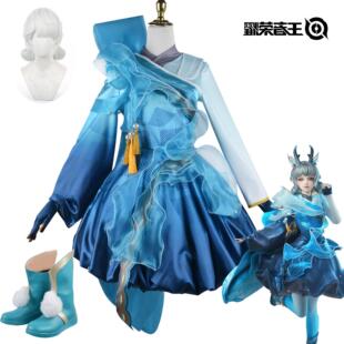 cos王者荣耀cos服山海经瑶碧波行cosplay萝莉少女服装