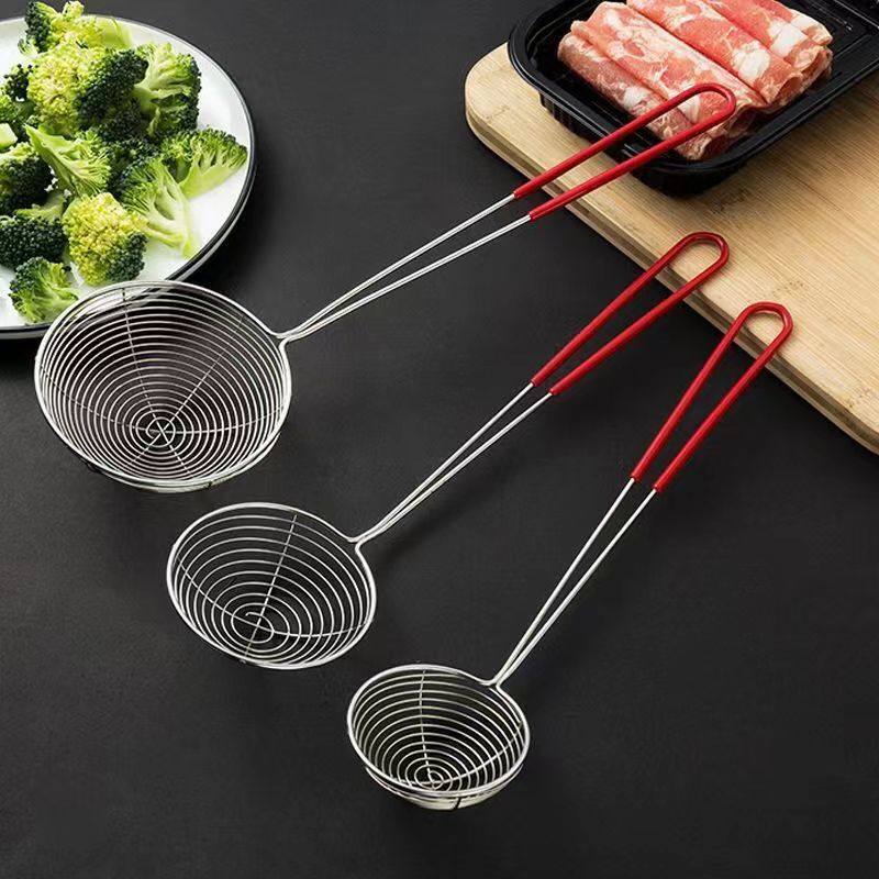 奶茶漏勺不锈钢珍珠勺奶茶店用品特大号红色长柄捞珍珠勺过滤勺子,厨房/烹饪用具,漏勺/滤网勺,淘宝优惠券,粉丝福利购,淘宝优惠卷