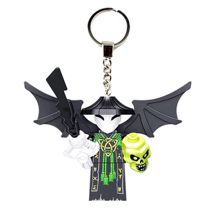 幻影忍者电影人仔劳埃德金龙大师凯赞钥匙扣拼装积木玩具