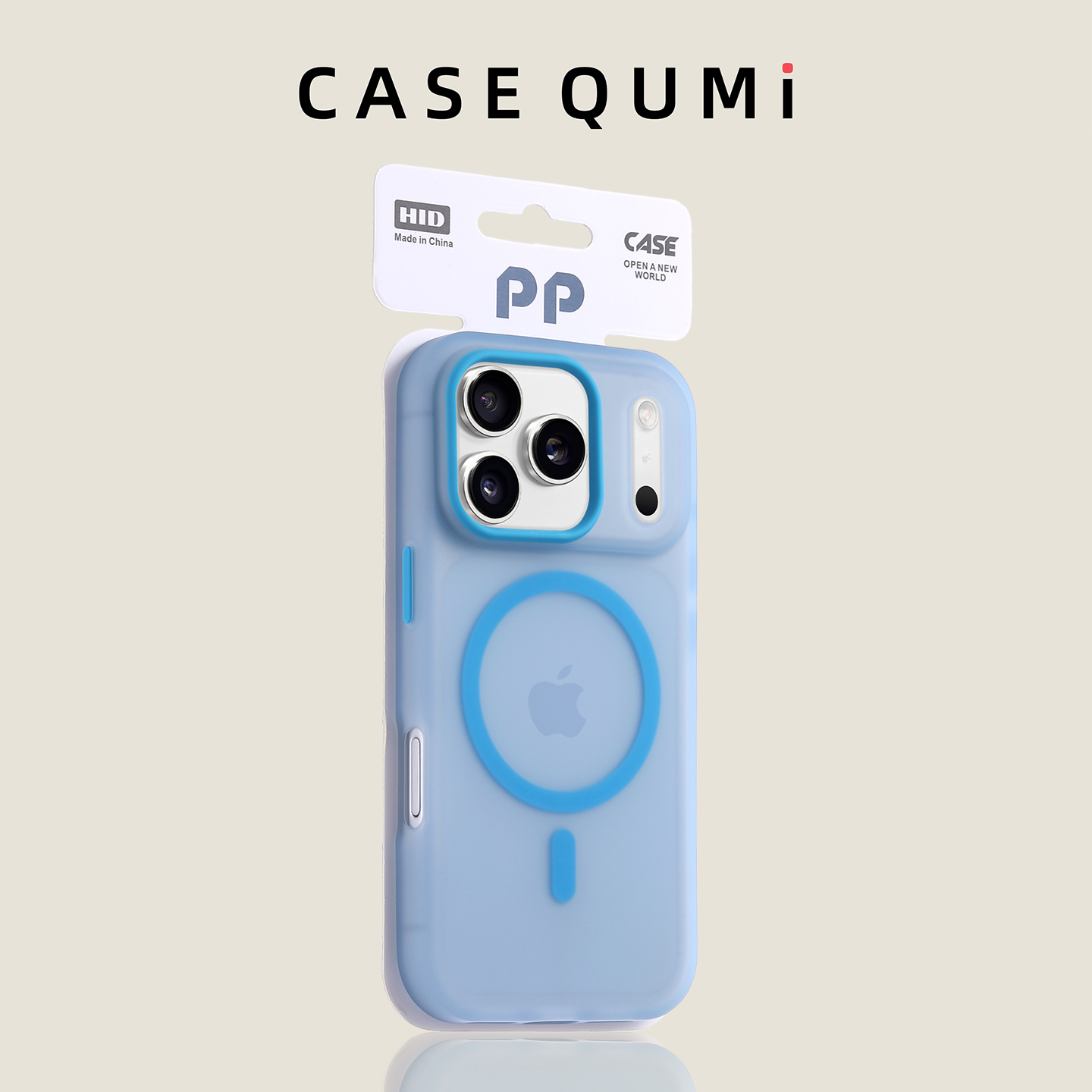 透浅蓝色精孔磨砂磁吸适用苹果17手机壳新款iphone17套苹果17promax全包17pro防摔苹果16硅胶15外壳14爆款13