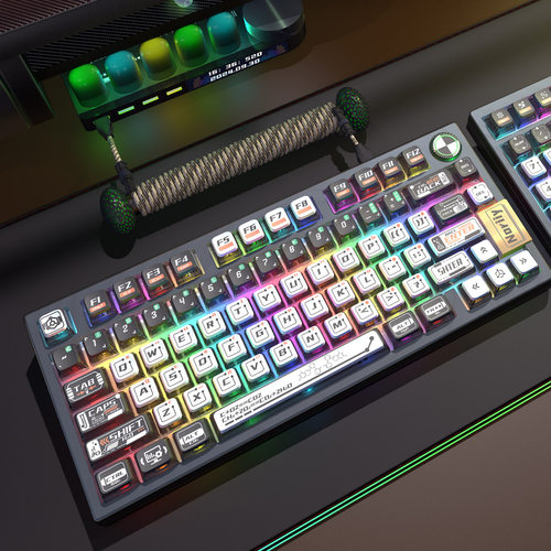 骆砾化学元素 原创主题四面透光ASA键帽客制化PBT+PC热升华键盘帽