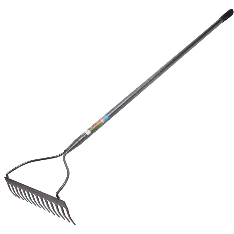 铁耙子搂草翻地松土钉耙赶海神器落叶草坪家用扒子农用工具大全