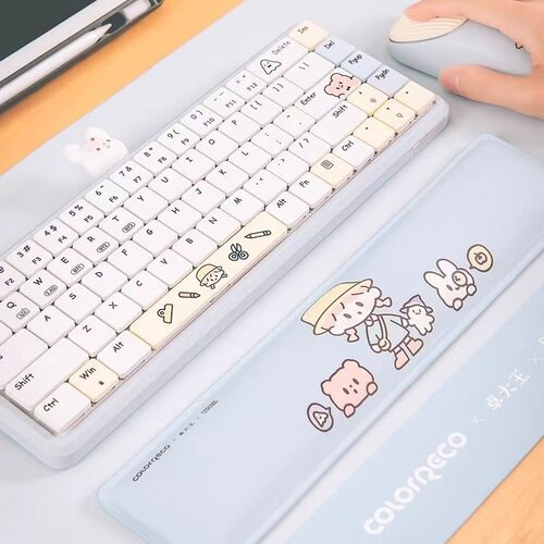 ColorReco卡乐瑞可办公女生卓大王无线三模键盘鼠标套装电脑通用