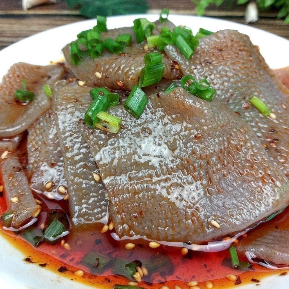 零脂素毛肚商用0脂肪素毛肚凉拌火锅店食材魔芋爽白色黑毛肚千肚