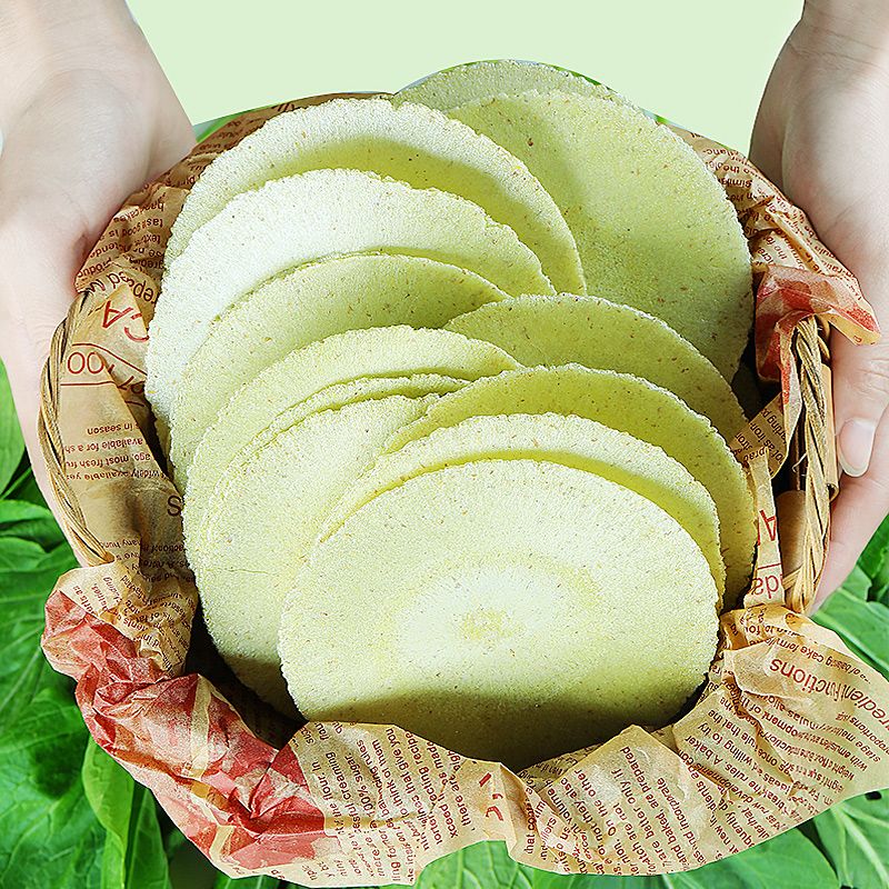 三青薄脆风吹饼0脂肪休闲零食品新中式全麦健康菠菜蔬菜汁制作