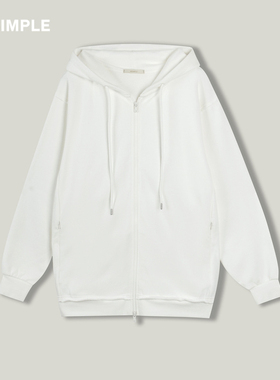 RESIMPLE简单点卫衣外套男士潮高级感潮牌宽松开衫女2024新款0707