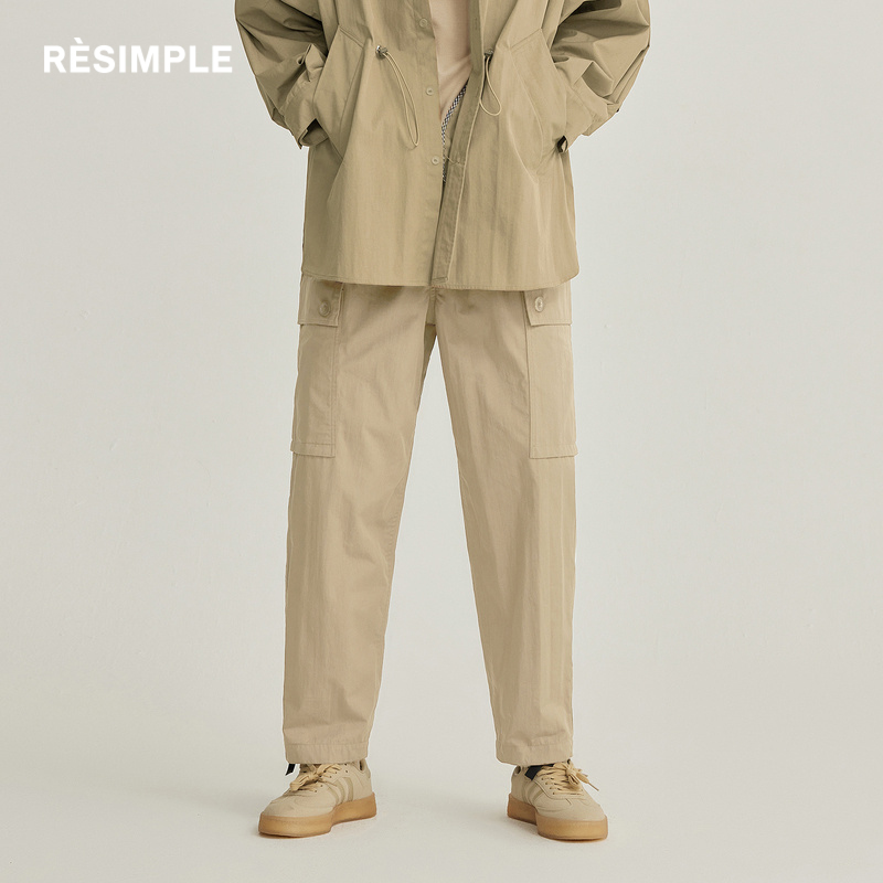 商场同款梭织长裤极简生活